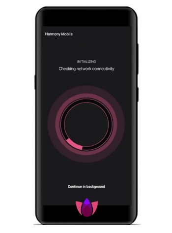 Harmony Mobile - Checking Network Connectivity